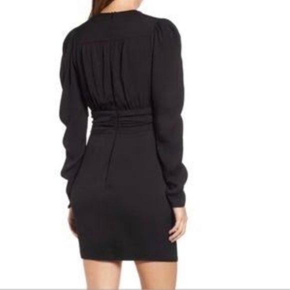 AFRM Ruffle & Ruched Mini Dress Size Small - Picture 2 of 3